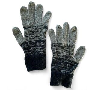 Vintage Roxy Blue & Gray Knit Gloves